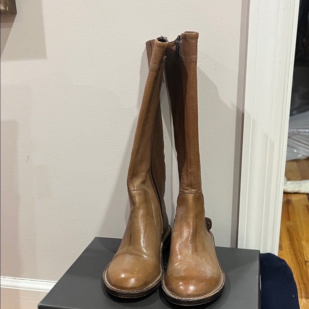 Vero Cuoio Brown Over the Knee Boots
